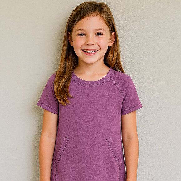 Avia Other - Avia Girls Purple Tunic Top with Pockets – Size M (7/8)